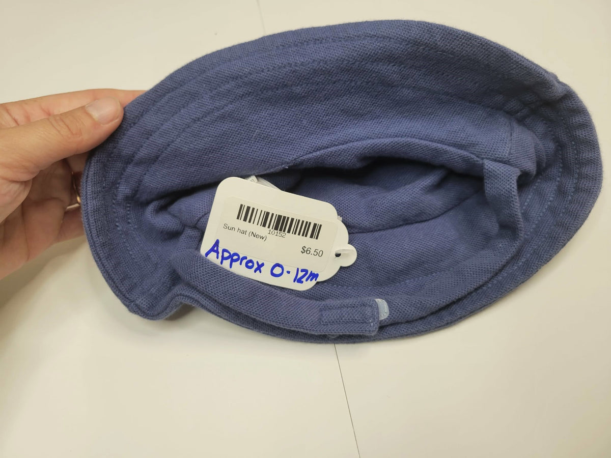 Blue Kids Sun Hat