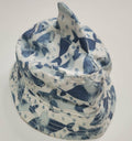 White & Blue Shark Fin Kids Sun Hat