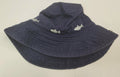 Navy with Sharks Kids Sun Hat