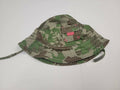 Green/Brown Camo Kids Sun Hat