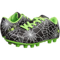 Vizari Youth Soccer Cleats – Black & Green Spider Web Design