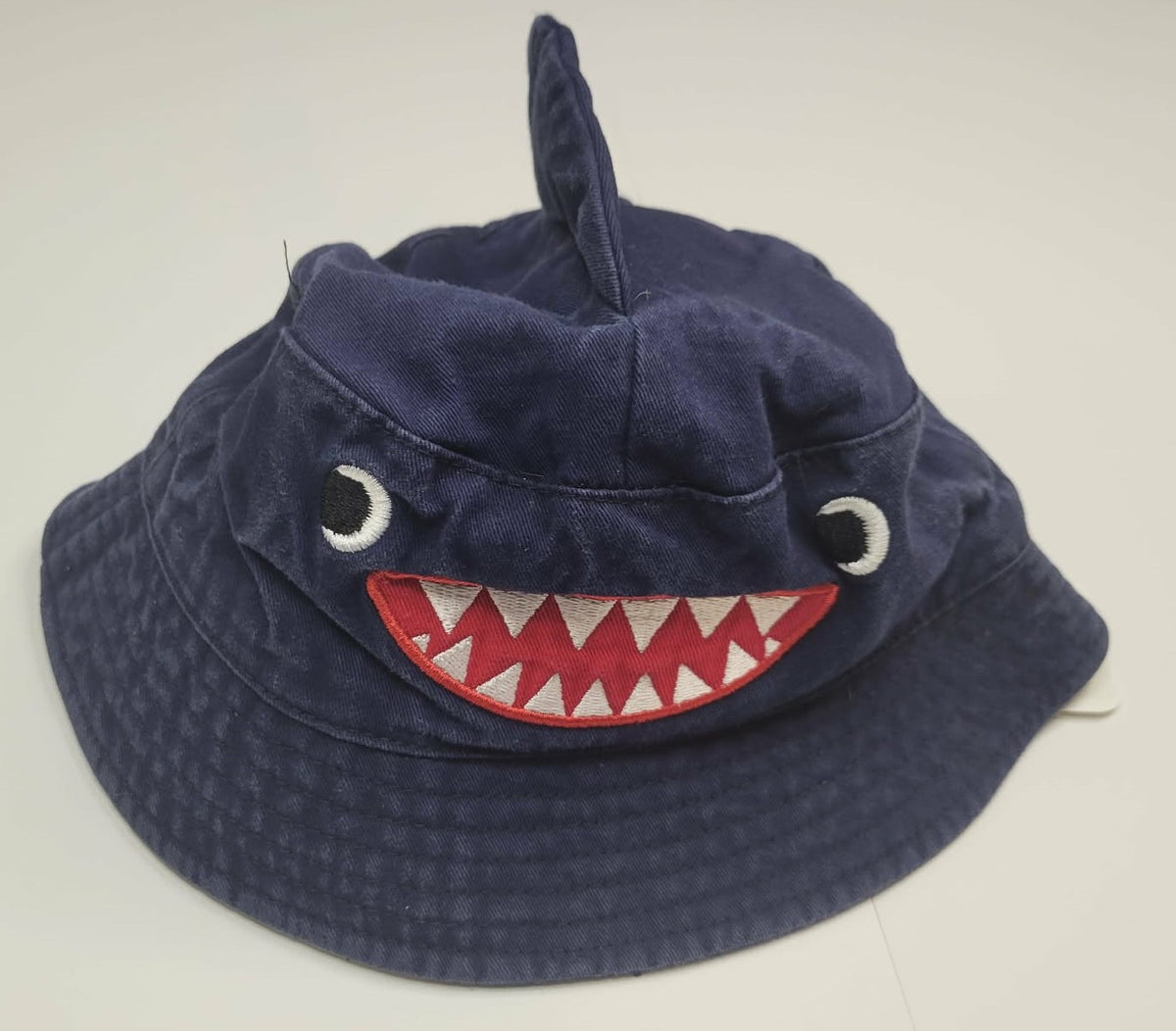 Navy Shark Fin Kids Sun Hat
