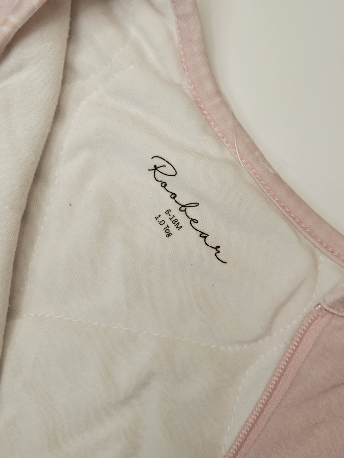 Roobear Soft Bamboo Viscose Baby Sleeping Bag – Pink Ballerina Swan (1.0 TOG, 6-18M)